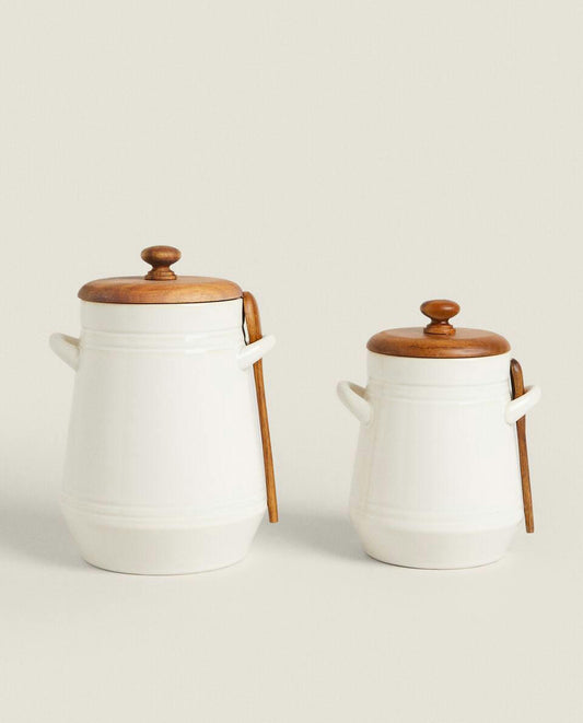 STORAGE JAR WITH SPOON